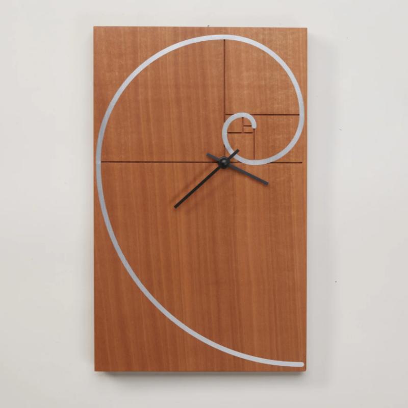 

Wall Clock Brief Quartz Clocks Times Creative Silent Loudspeaker Mute Watches Hours светло-коричневого
