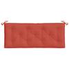 Vidaxl Garden Bench Cushions, 2 Pcs, Red Melange, 120X50X7 Cm