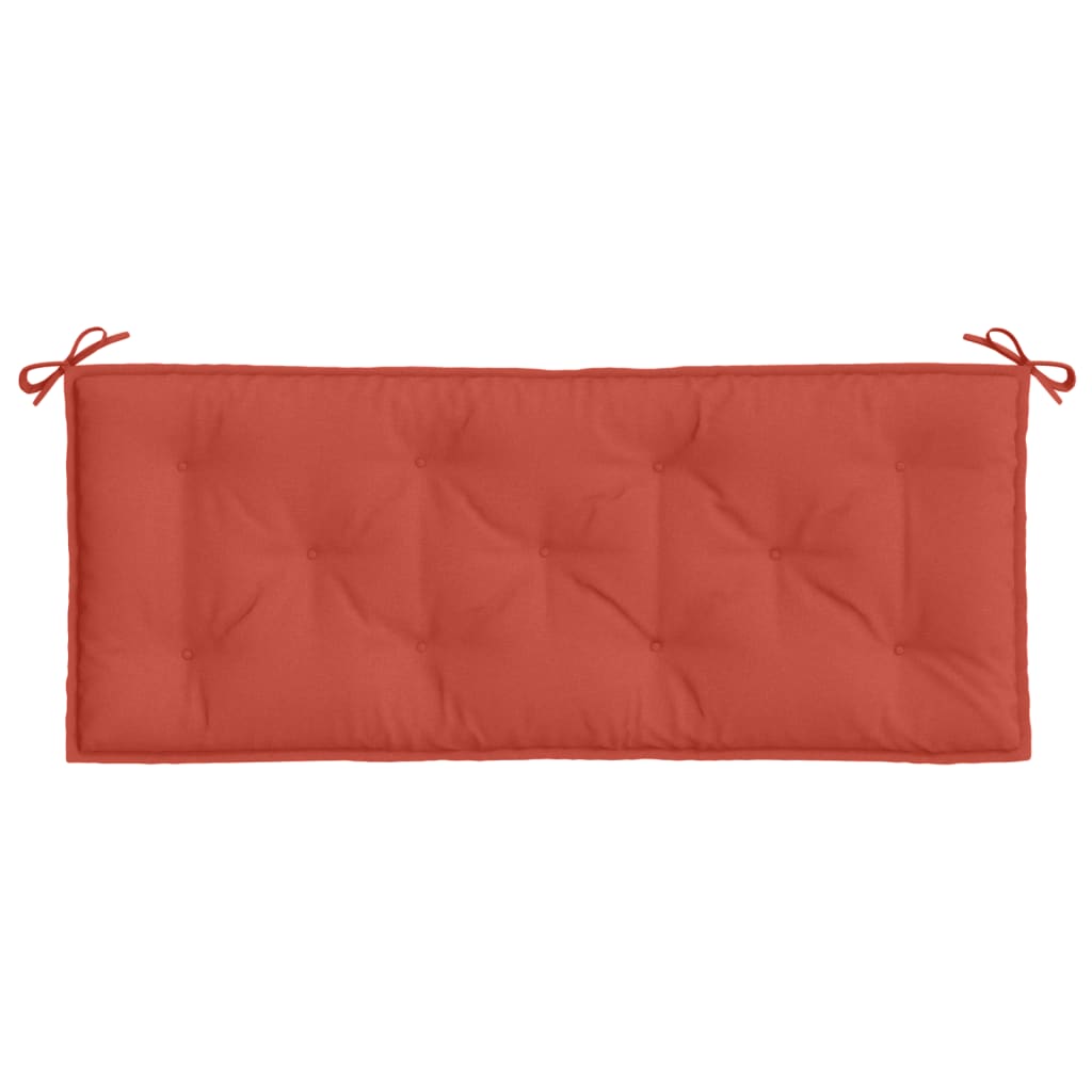 Vidaxl Garden Bench Cushions, 2 Pcs, Red Melange, 120X50X7 Cm