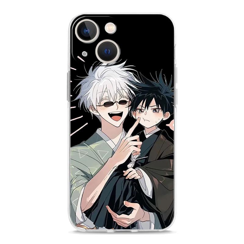 Fashion Jujutsu Kaisen Cool Luxury Clear Soft Phone Case For iPhone 14 13 12 11 Pro Max XS X XR SE 7 8 Plus Shockproof Cover