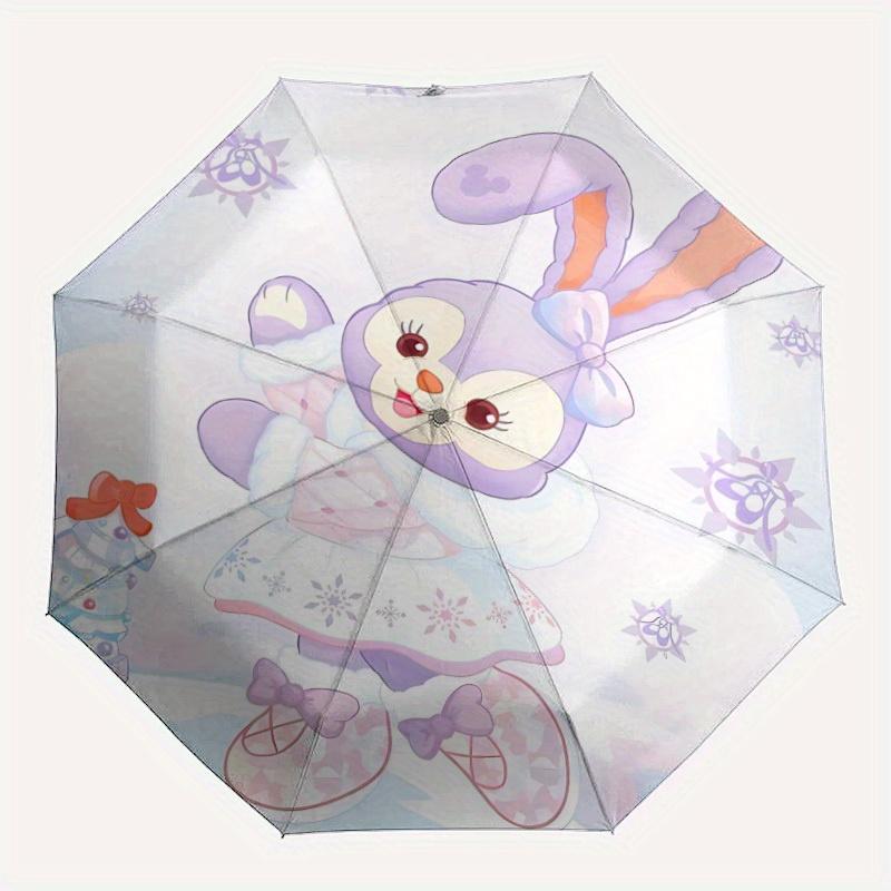 

1pc StellaLou Automatic Umbrella Durable Iron Frame & Plastic Handle, Sturdy Construction, Playful Design yy250821048