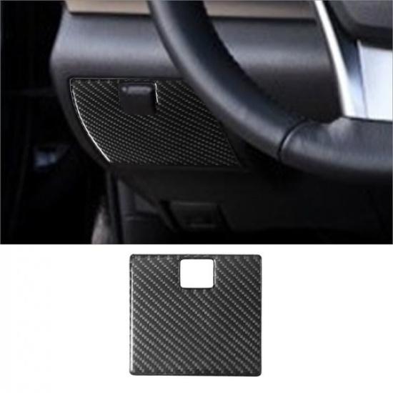 Carbon Fiber Interior Driver Side Storage Cover Trim For Toyota Camry 2012-2014