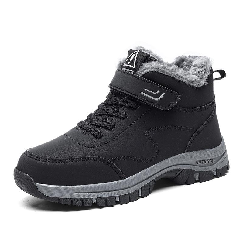 Fashion Snow Boots for woman Casual Winter Shoes Platform Non-slip Warm Fur Ankle Boots Plush Combat Outdoor Hiking Motorcycle Boots