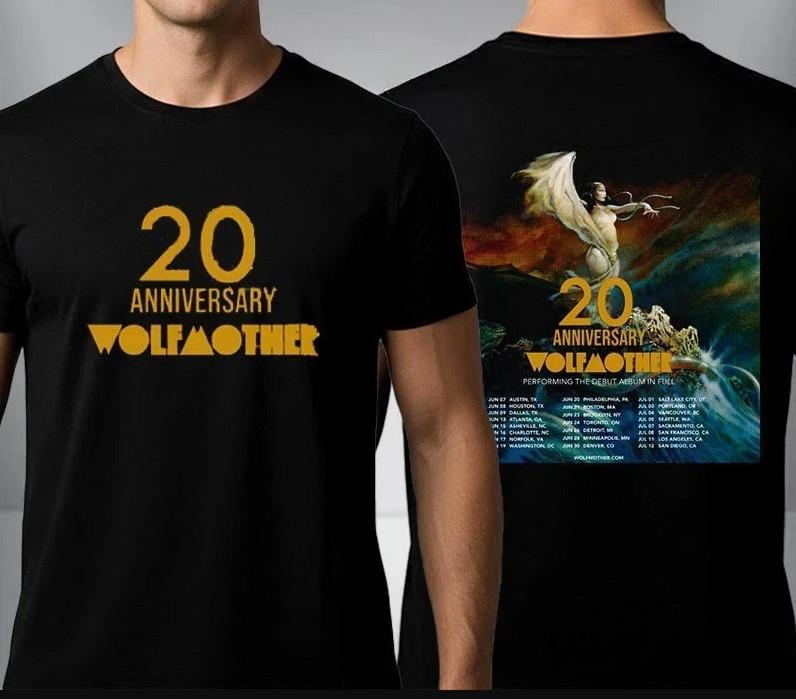 Wolfmother 20 Year Anniversary USA Tour 2026 T-Shirt T-ST-Shirt shirt XXXXL