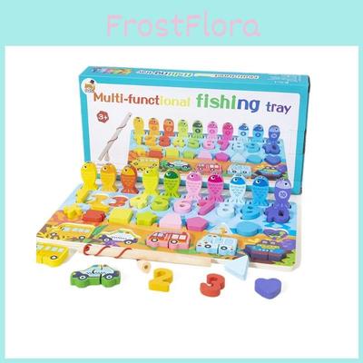 Houten Kinderen Vissen Matching Bord Educatief Speelgoed Voor Vroege Educatie
