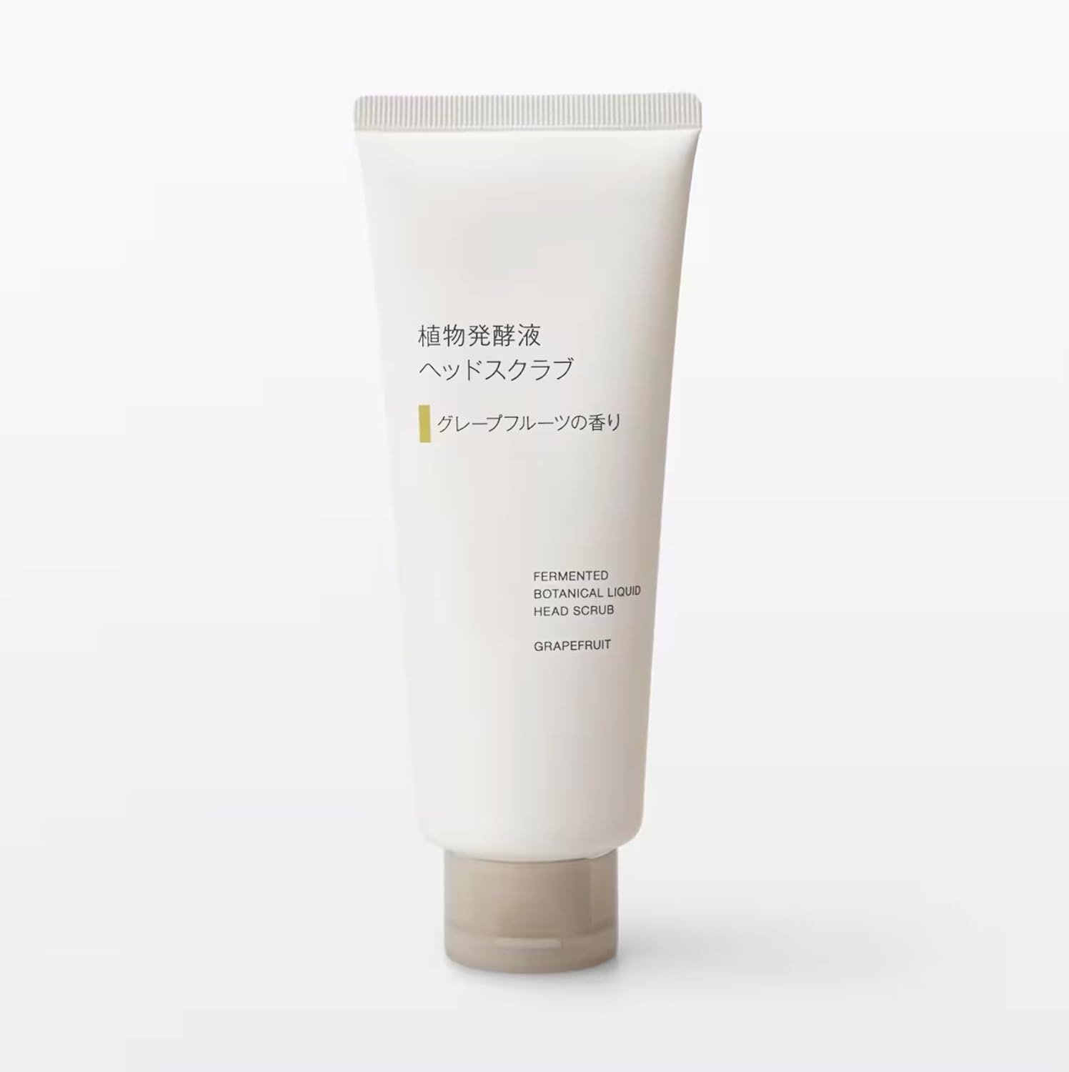 Muji Plant Fermented Liquid Head Scrub Grapefruit Scent 200g Leads Healthy Scalp used before shampooing No synthetic fragrance coloring mineral oil be