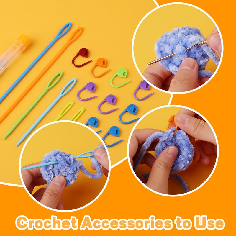 Fenrry 3 * 100g Chenille Yarn for Crocheting Knitting with Big Eye Needles Handcrafts Weaving for Making Blankets Clothes