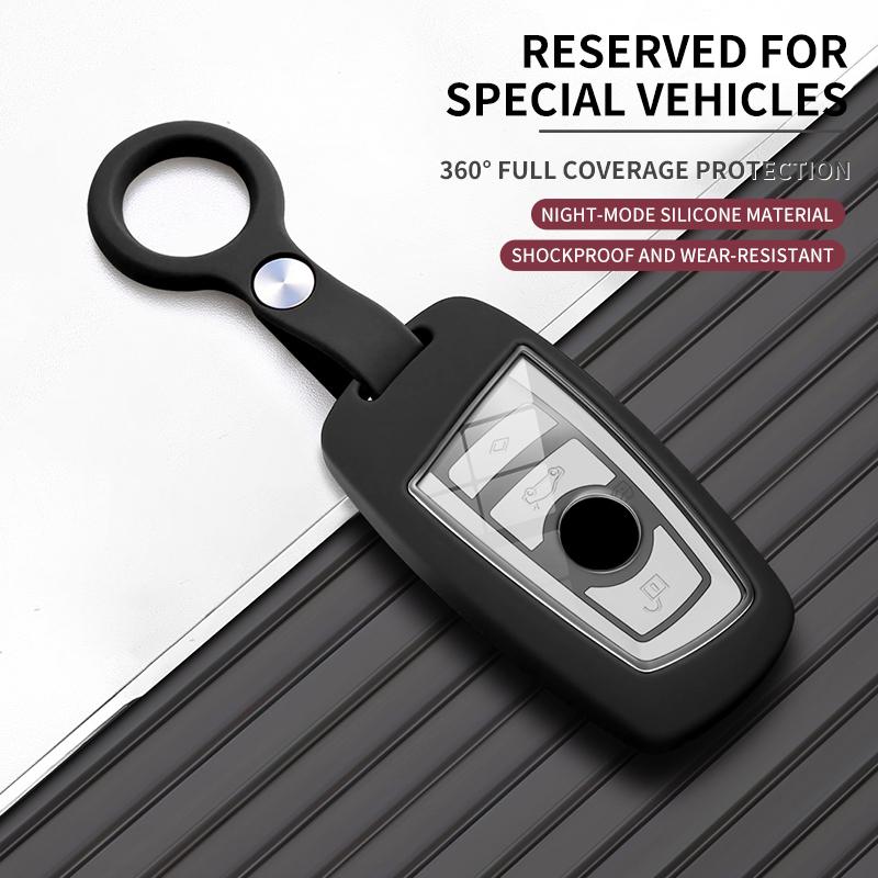 Car Key Case Cover Shell For BMW 1 3 5 7 Series iX1 iX3 i5 X1 X3 X4 X5 F15 X6 X7 F16 F10 F20 F30 F25 M3 M4 G20 G30 G01 Key Shell