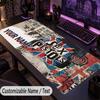 Large Mouse PadSex Pistols Custom Name Text Personalized Desk Mat Non Slip Gaming Pad