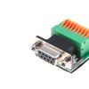 DB9 Male Female RS485 RS422 9Pin Terminal Adapter Solderless Connector for Industrial Automation and Serial Communication Applications