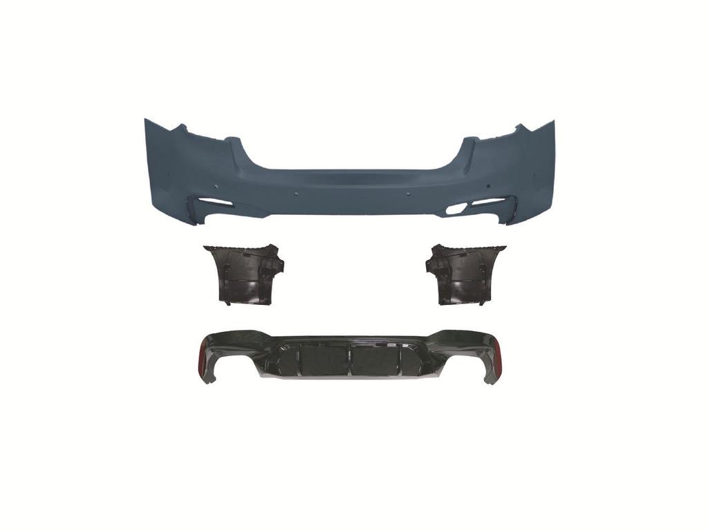 BMW 5 Series G38 Low-Profile M5 Body Kit: Front Bumper, Hood, Fender, Side Grille, and Front Lip Assembly