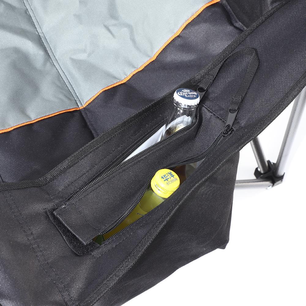 Adjustable Outdoor Folding Camping Chair with Armrests
