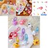 Lovely Cartoon Round Face Keychain Pendant Japanese Style Sweet And Cute Girl Heart Bookbag Accessory Bff Gift