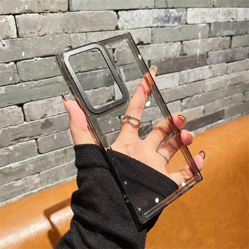 High-transparency acrylic three-color mobile phone case in Samsung SULTRA protection S transparent black lens frame