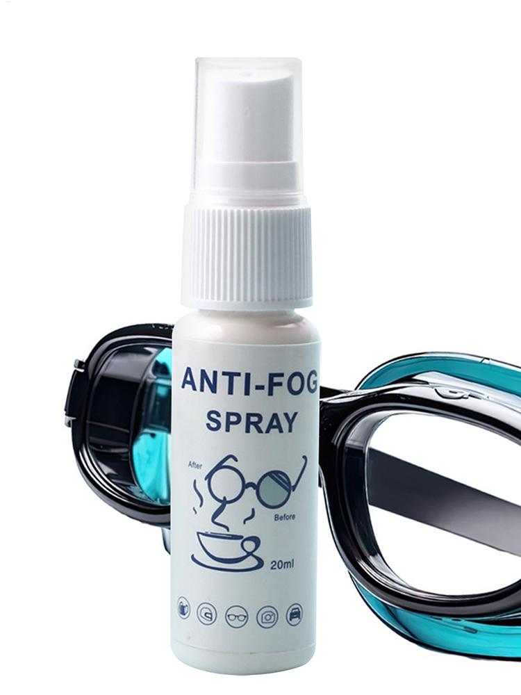 20ml Glasses Anti Fog Spray for Glasses Windshield Defogger Eyeglass Lens Glass Cleaner Safety Eyeglass Defogger Mirror Coating