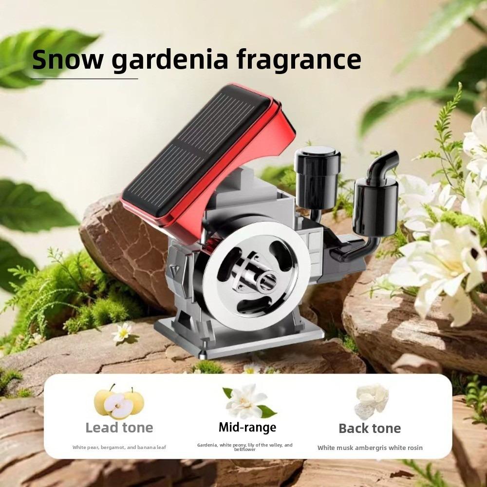 

Solar-powered Car Diffuser Rotating Simulated Engine Car Perfume Diffuser Car Aromatherapy