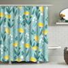Bathroom Curtain Flowers Printed Waterproof Washable Bath Shower Curtains Decor Home Textile Polyester Fabric