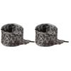 1 Pair Leopard Print Sheer Gauze Shoe Laces for Women Casual Shoes Sneakers 4CM Width Decorative Shoelaces Shoestrings
