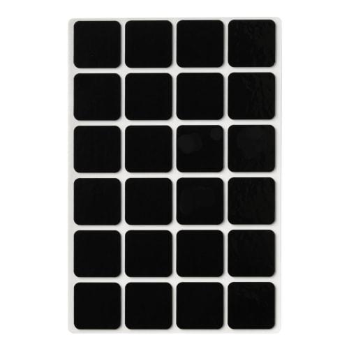 GRIPLUS Ultra-Thin, Strong Anti-Slip Stickers for Musical Instruments, Square, Black