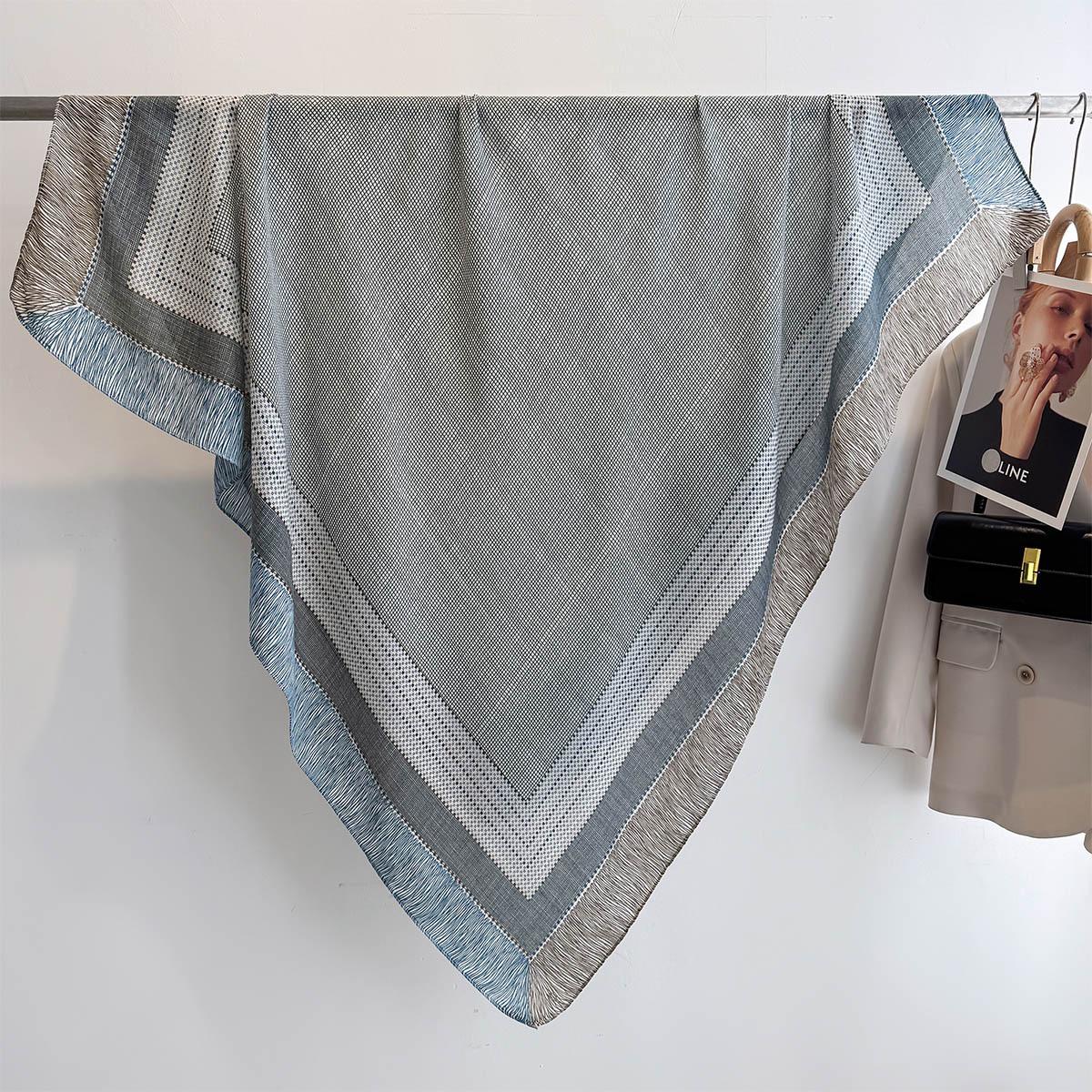 130*130 см Пляжные накидки Большой шарф для женщин Роскошный квадратный шарф с принтом Шарфы под шелк Банданы Элегантный хиджаб