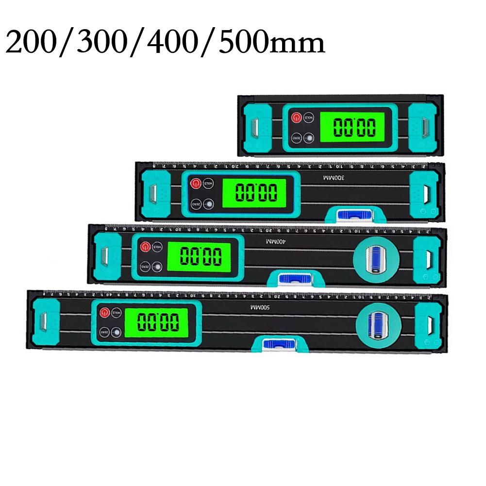200/300/400mm Electronic Digital LCD Display Level Ruler  Angle Meter Digital Display Levels With Sound Alerts