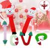 Christmas Pop Tube Telescopic Tube Santa Claus Kid Decompression Toy Xmas Gift
