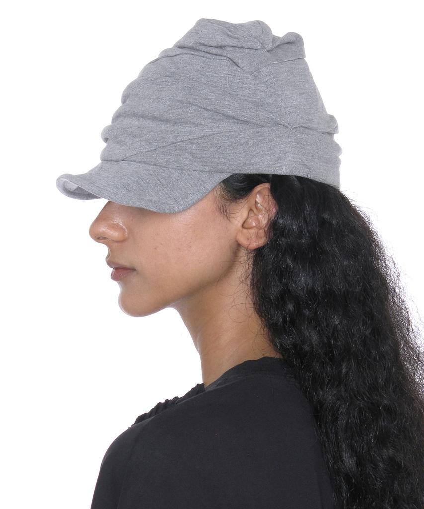 PARTIMENTO WOMEN Luched Drape Hat_Melange