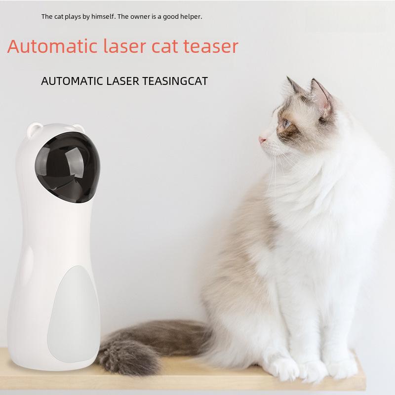 

Automatic LED Laser Amusement Toy for Cats белый