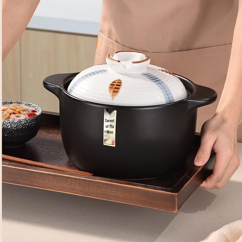 Saintbede 5.5L Ceramic Gas Stove Casserole Pot