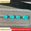 Paraiba Neon Blue Oval Loose Stones - Gemstone with High-Quality Crushed Ice Texture