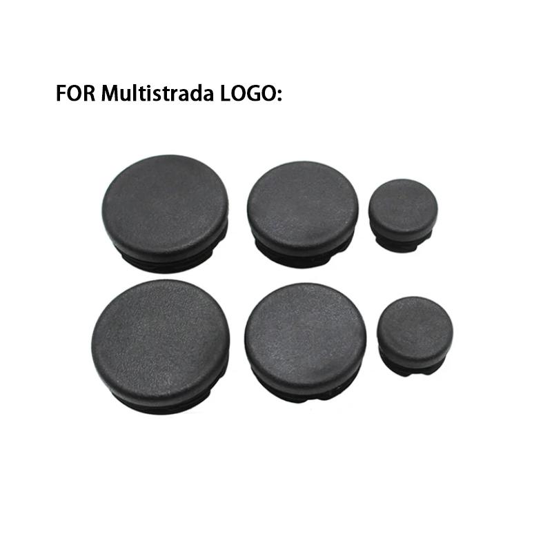 For Ducati Multistrada 1200 1200S 2010-2014 2011 2012 2013 6PC Motorcycle Frame Hole Cover Caps Plug Decorative Frame Cap Set