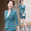 Women's Professional Mid-Sleeve Suit Set