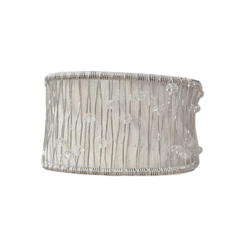 

Women s Cuff Bracelets Open Wide Line Wristbands Silver Tone Wrap Bangles Accessory for Fashionable Layering