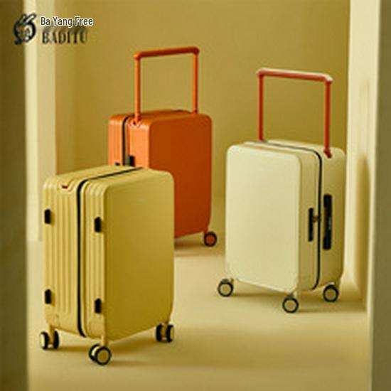 20-Inch Aluminum Frame Trolley: Sturdy, Durable, Lockable Cabin Case for Men & Students