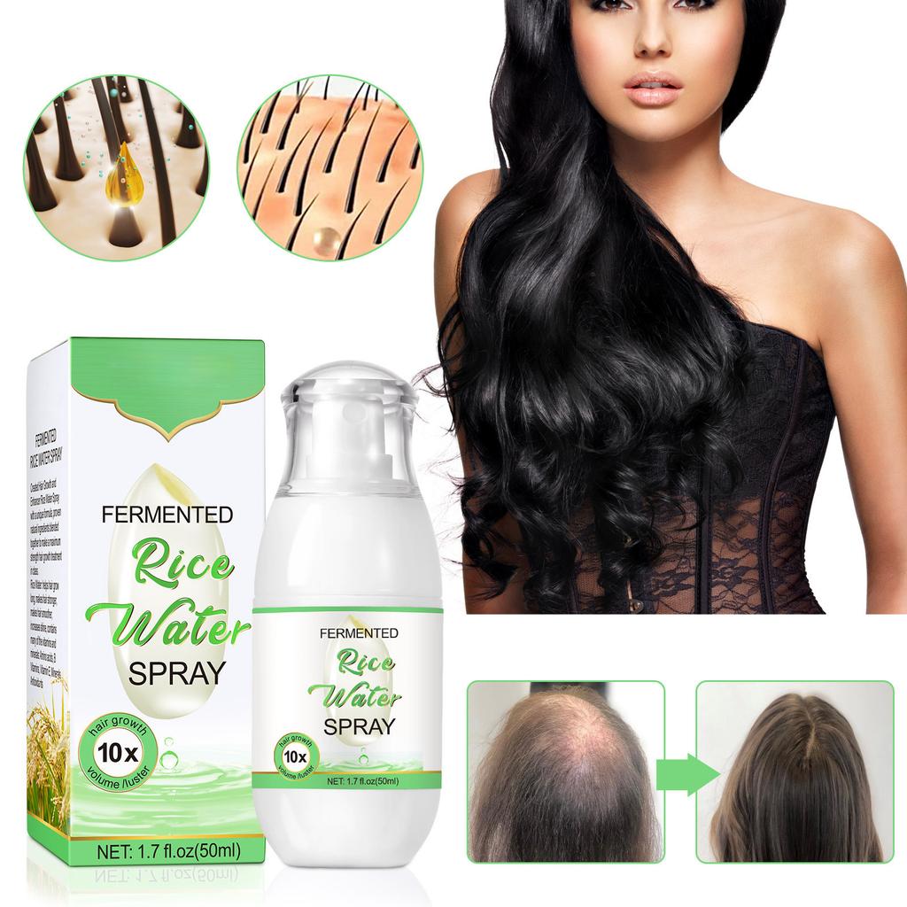 Rice Serum Spray 50ml Improves Thin Hair Moisturizes The Scalp Smoothes Hair And Improves Dry Hair