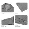 Men's Pullover Solid Color Long-sleeved Polo Embroidered Loose Sweatshirt Versatile Casual Top