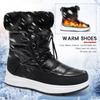 Winter New Woman Warm Snow Boots Waterproof Lace-Up Thicken Plush Winter Botas Mujer Warm Platform Ankle Boots
