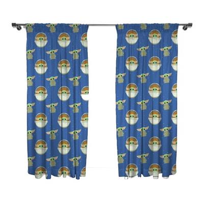 Star Wars The Mandalorian Baby Yoda Curtains