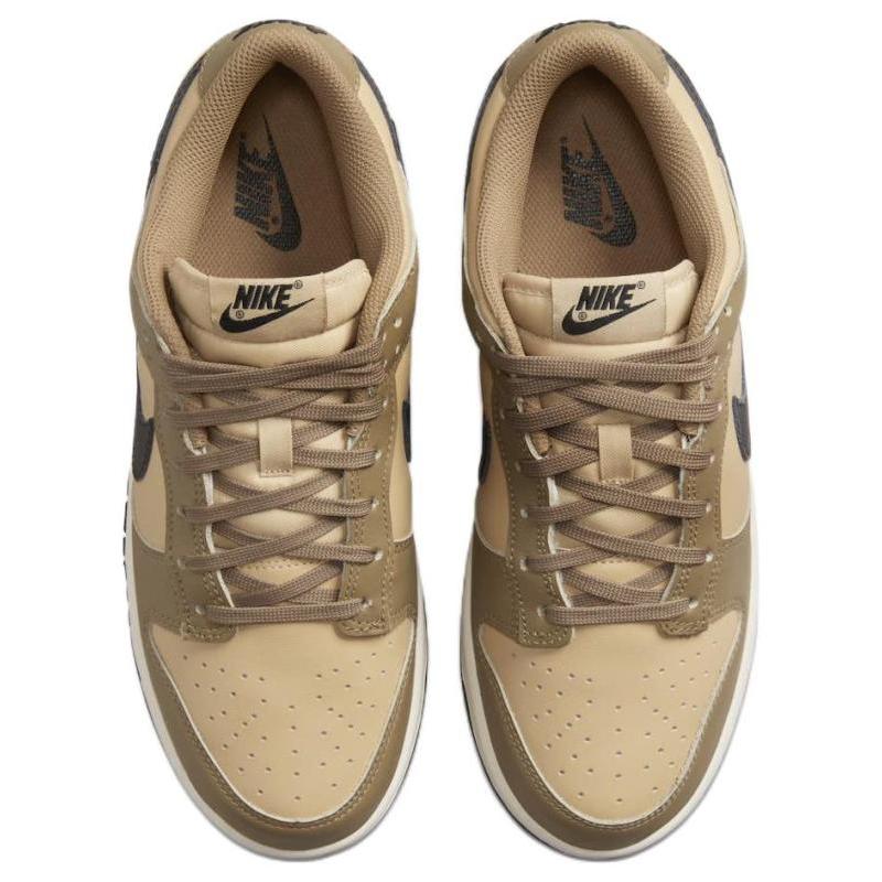 Nike Dunk Dark Driftwood Leather Trendy Retro Casual Slip-resistant Wear-resistant Lightweight Low-top Skate Shoes for Women Brown DD1503-200