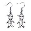 Angel Charm Dangle Earrings Retro Jewelry Design Wing Pendants Women Jewelry
