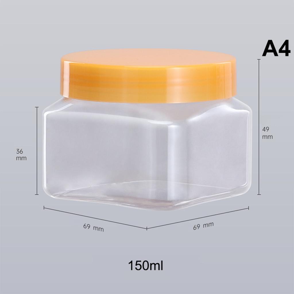 150Ml Refillable Lotion Bottle Liquid Container Hand Sanitizer Shower Gel Plastic Empty Wide Mouth Body Lotion/Scrub Bottle