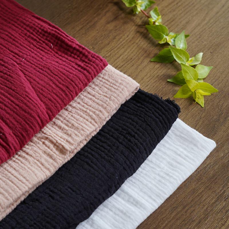 Stark karierte doppelwandige gekämmte Baumwollgaze Kleidung