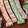 50mm*2m Retro Japanese Y2K Glitter Decoration Adhesive Tape Planner Handbook DIY Scrapbooking Journal Collage Material Stickers