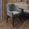 Simple and Elegant Makeup Chair for Dressing Table, Light Luxury Dining Chair with Backrest, Ideal for Bedroom Nail Art Stations