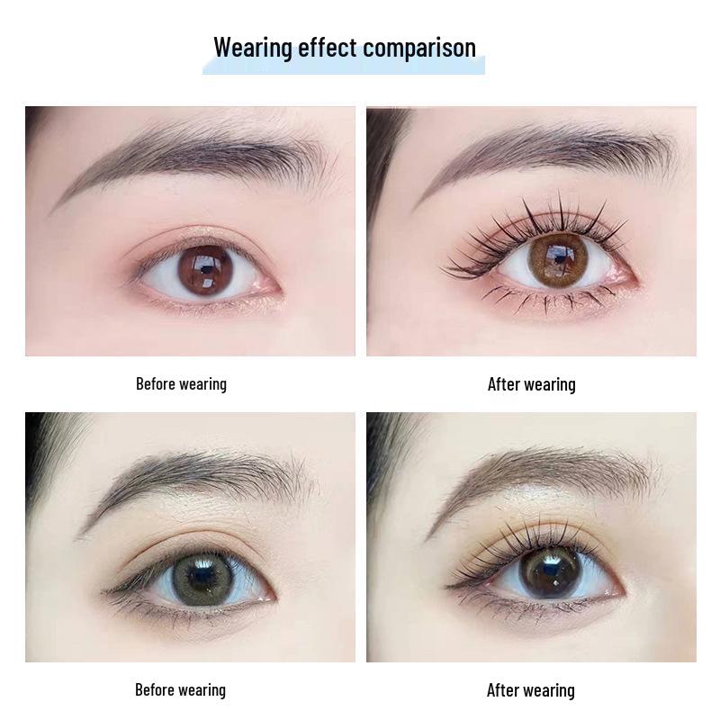 Yizhilian A1010 Thick Natural-Look Long False Eyelashes for Makeup