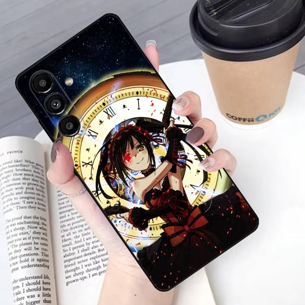 

Чехол для телефона Kurumi Tokisaki D-Date A L-Live для Samsung S 25,24,23,22,30,21,10,9,Ultra,Plus,Lite,FE,4G,5G Черный Мягкий Чехол Samsung S25ULTRA