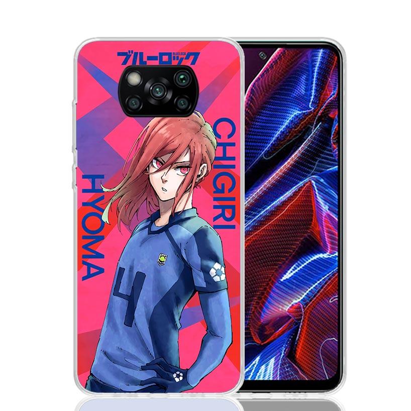 Hot Anime Blue Lock Phone Case For Xiaomi Poco X7 X6 X5 Pro F7 Ultra Redmi 15C 15 13 13C 12 12C 10 10A 10C 9 9A 9C 9T Cover Poco