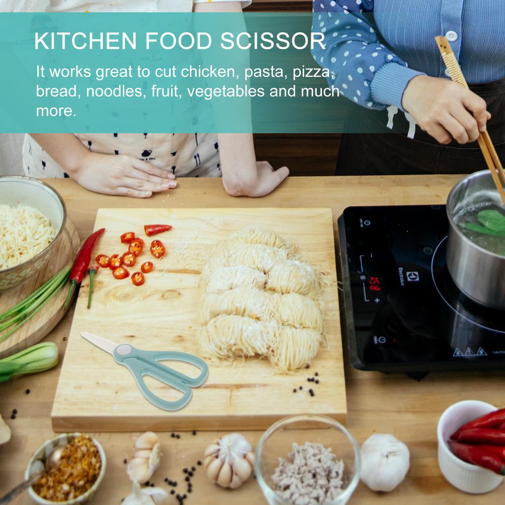 Ceramic Scissors Safety Kitchen Gardening Gadget Food Handle Pp Zirconia Nanomaterials Shear Travel