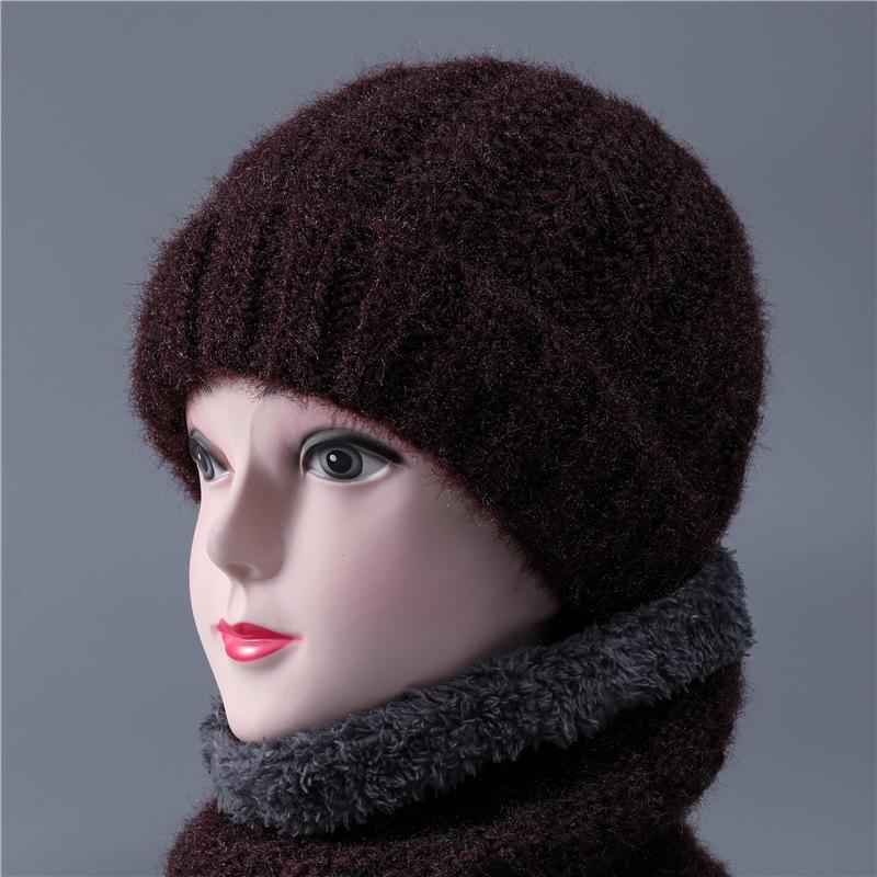 

Шапка Женская Зимняя Шапка Зимняя Теплая Вязаная Теплая Шерстяная Шапка one size elastic