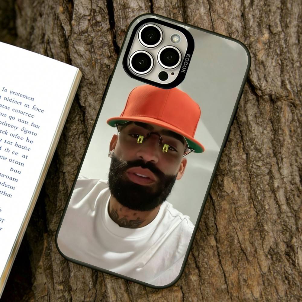Anuel AA Phone Case For iPhone 17,16,15,14,13,12,11 Plus,Pro Max,XS,Colorful Silver Phone case Funda Cover
